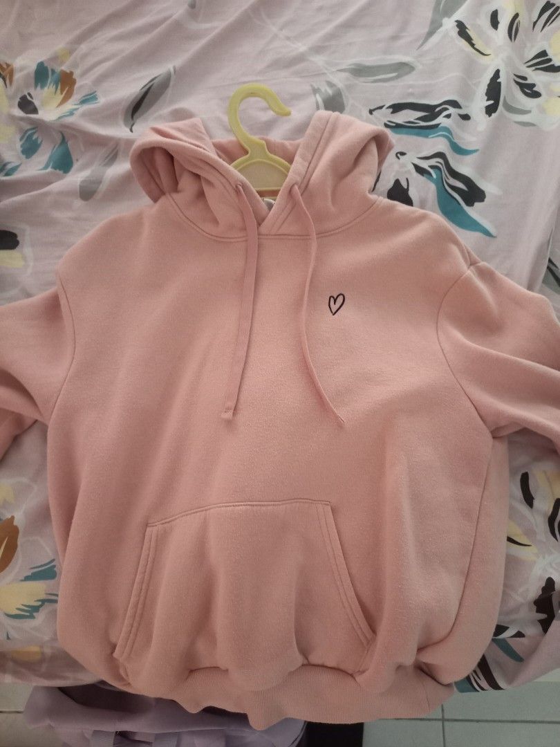 Champion sweater light pink heart on sale