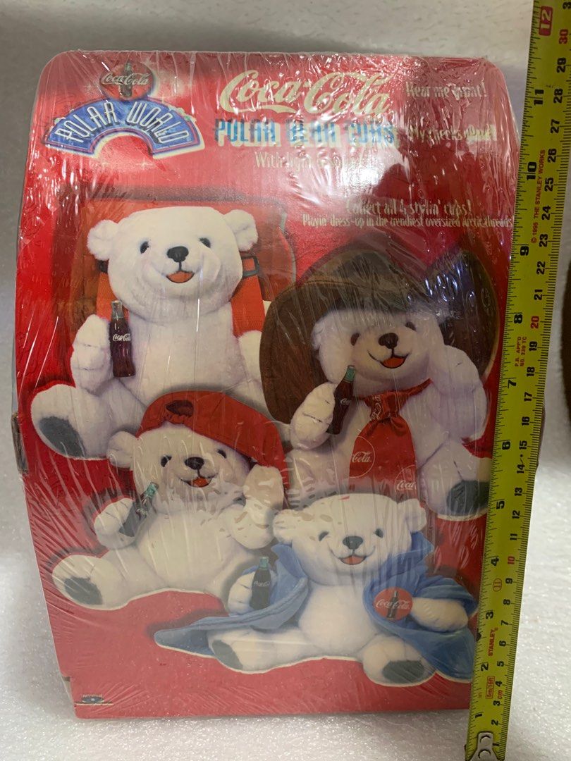 Polar Cubs / Coca Cola Collectibles (Category: Vintage Collectibles) located in Antipolo. Submitted by cebb888 (Listing ID 1286692389, Image 3). Description: Collector’s item declutter ( sealed with plastic like new ) Not sure if paw & sound control working . Where is , as is hard to find item. Size: 8” x 8” x 14 .