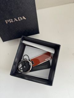 Prada Orange Key Chain