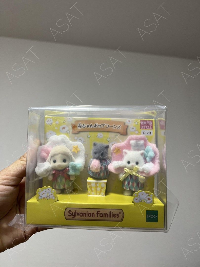‼️NOW ON HAND‼️Sylvanian Families Baby Popcorn Costume (Category: Babies & Kids Fashion) located in Valenzuela. Submitted by allsortsathings.mnl (Listing ID 1286708330, Image 1). Description: ‼️FOR SALE NOW ON HAND‼️ FROM JAPAN🇯🇵 1. Sylvanian Families Baby Popcorn Costume 🏷PHP 1,900 LOC: Metro Manila.