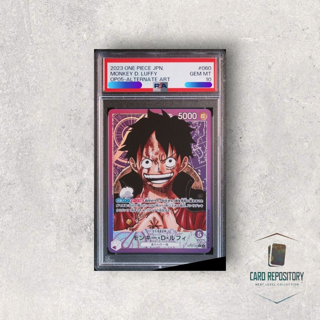2024 ONE PIECE MONKEY D. LUFFY 060 PSA10