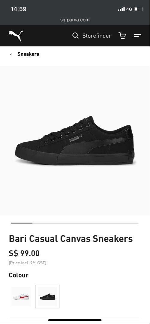 Puma top bari canvas