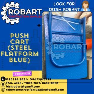 Push Cart (steel flatform blue)