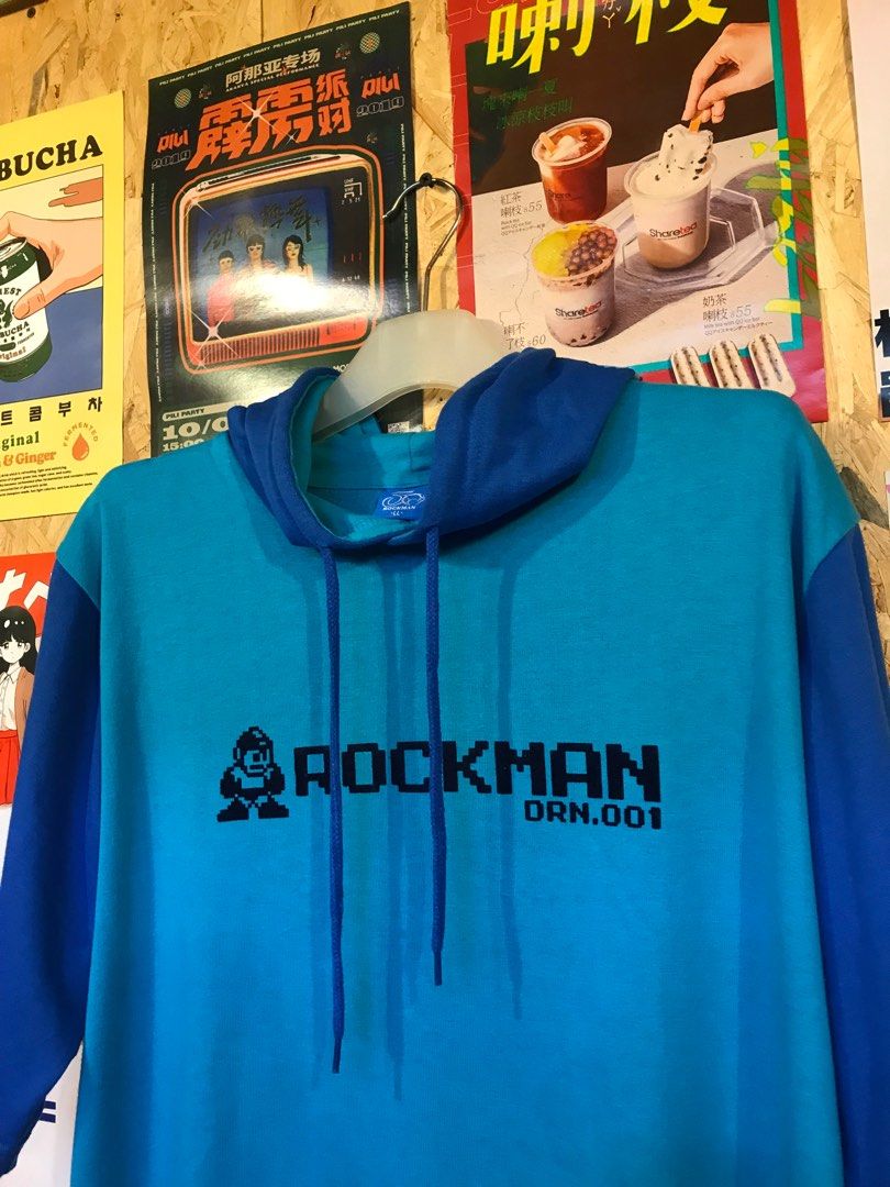 Rockman Anime Capcom Short Sleeve Hoodie