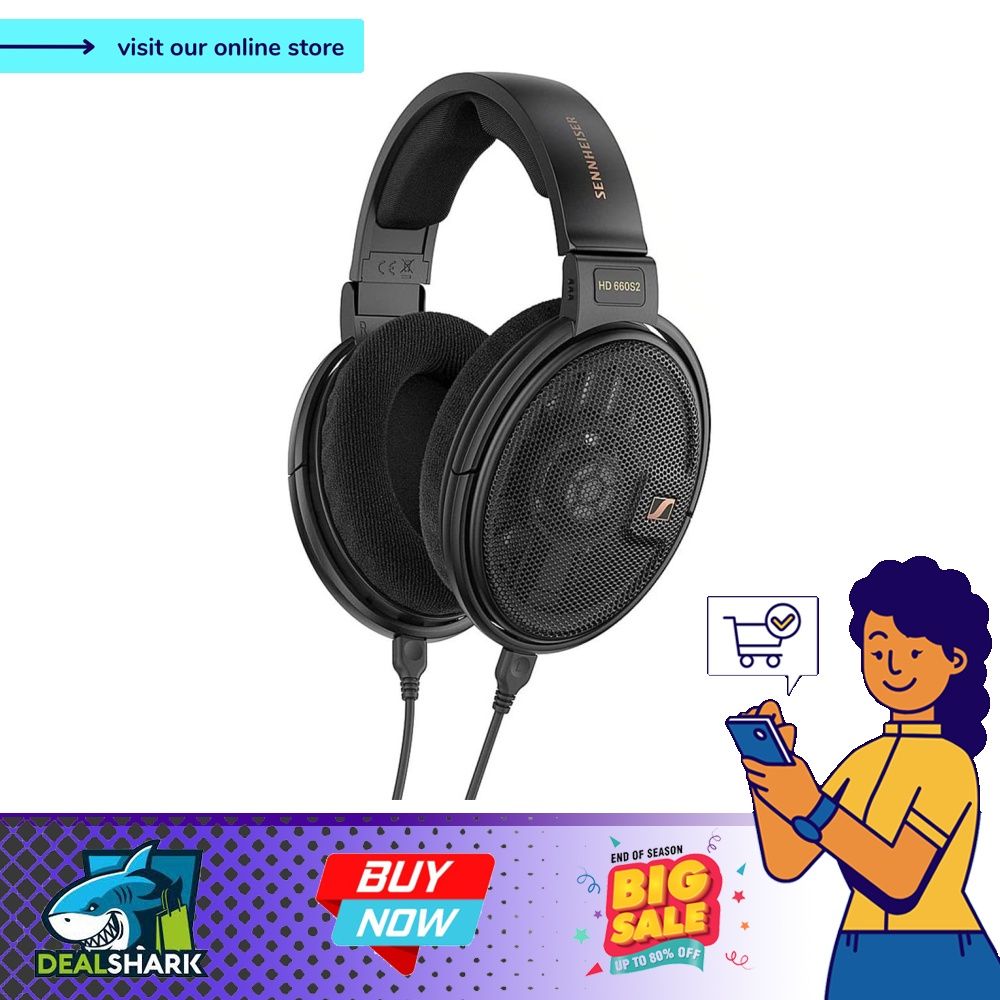 660s Hd660s Gaming Sennheiser HD 660S2 Audiophile Headphone