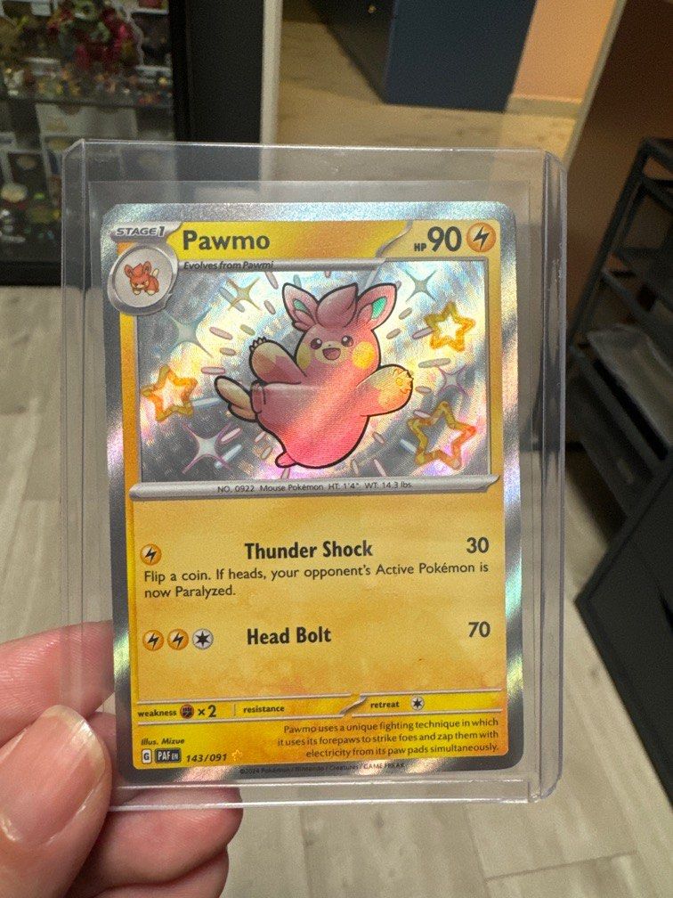 Sold) Shiny pawmo paldean fates, Hobbies & Toys, Toys & Games on Carousell Sold) Shiny pawmo paldean fates, Hobbies & Toys, Toys & Games on Carousell