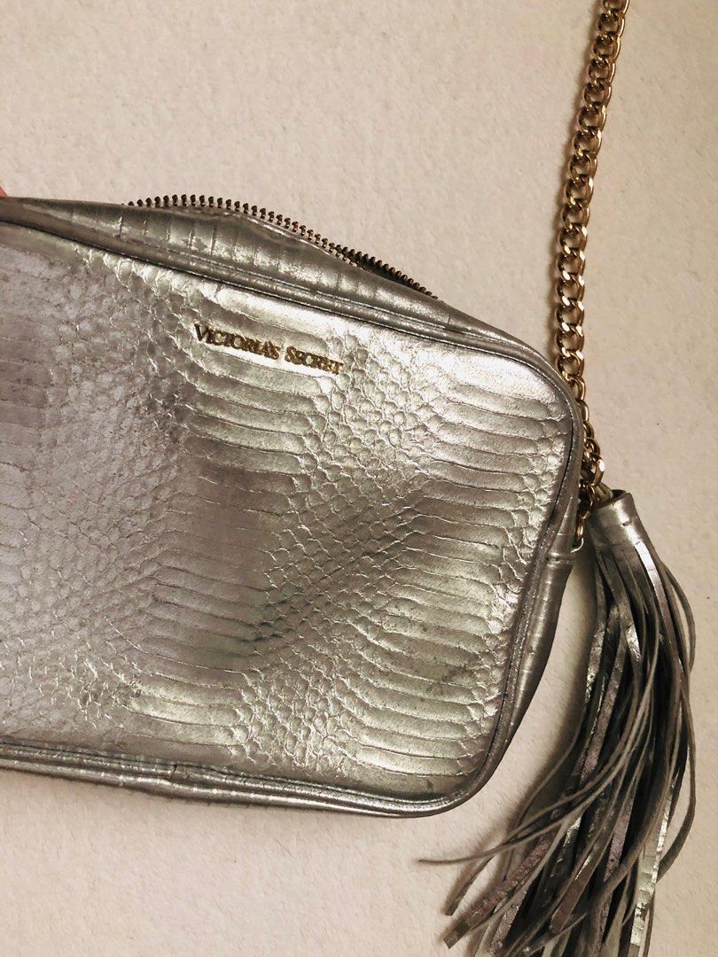 Victoria secret silver crossbody bag online