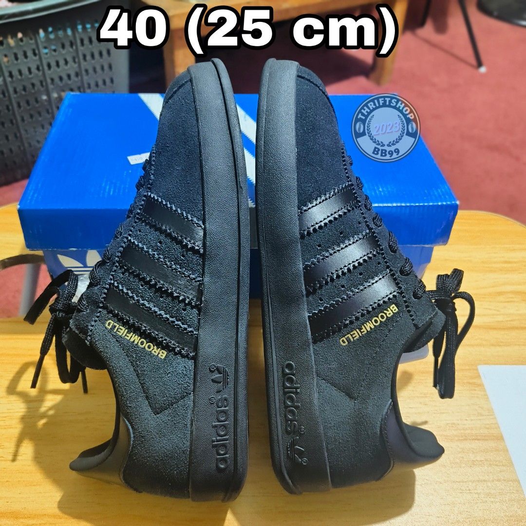 SPT2 Adidas Broomfield Full All Black Hitam Gold ART EE5701