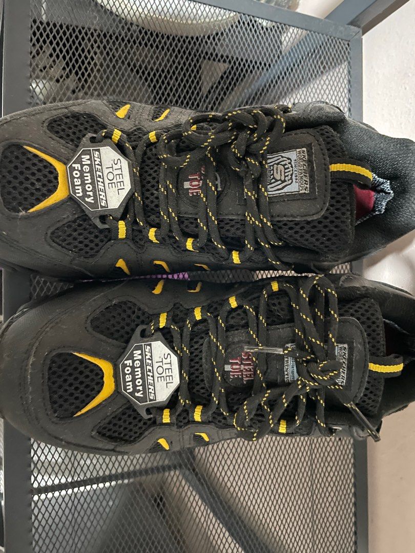 Steel Toe Work Shoes Skechers Men s Fashion Footwear Boots on Carousell