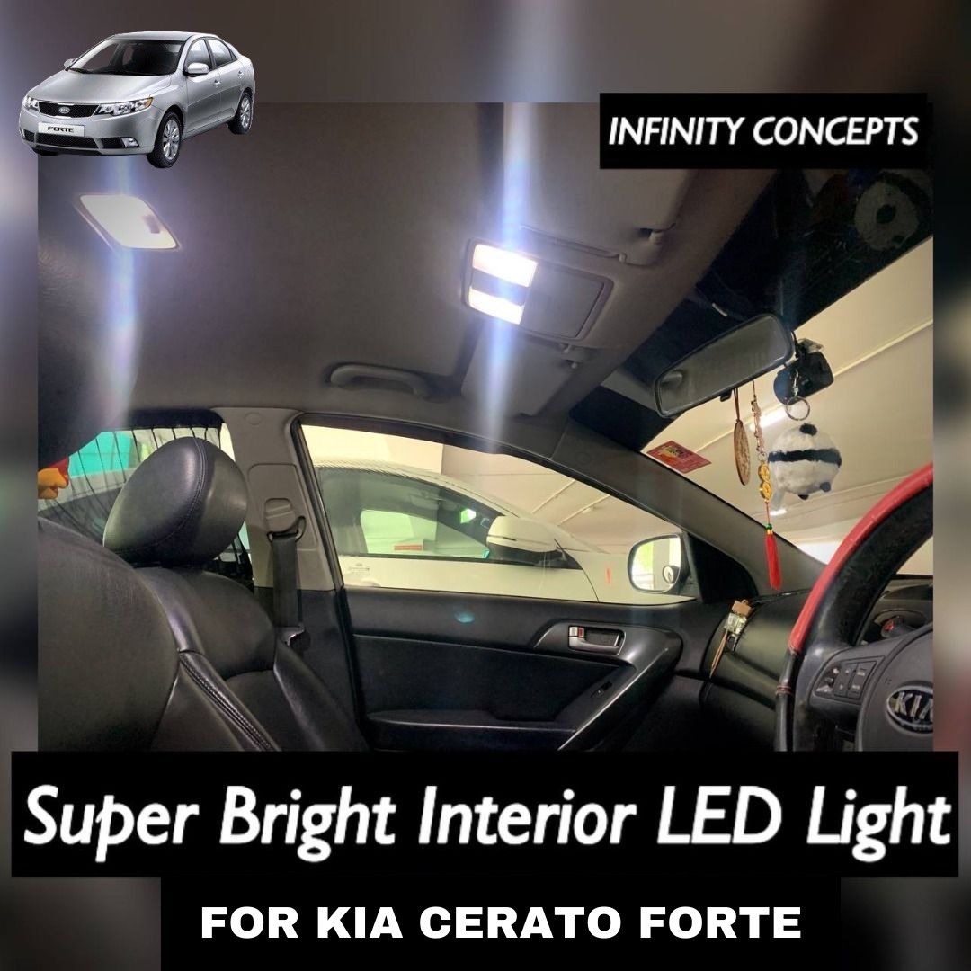 14pc Ultra Bright Interior Led Light Bulbs Canbus Kit For 2000-2006 Audi Tt Mk1 White Led Map - View #4