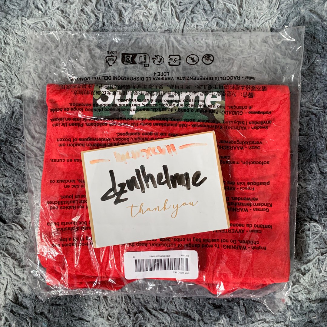 Supreme Camo Box Logo tee Men s Fashion Tops Sets Tshirts