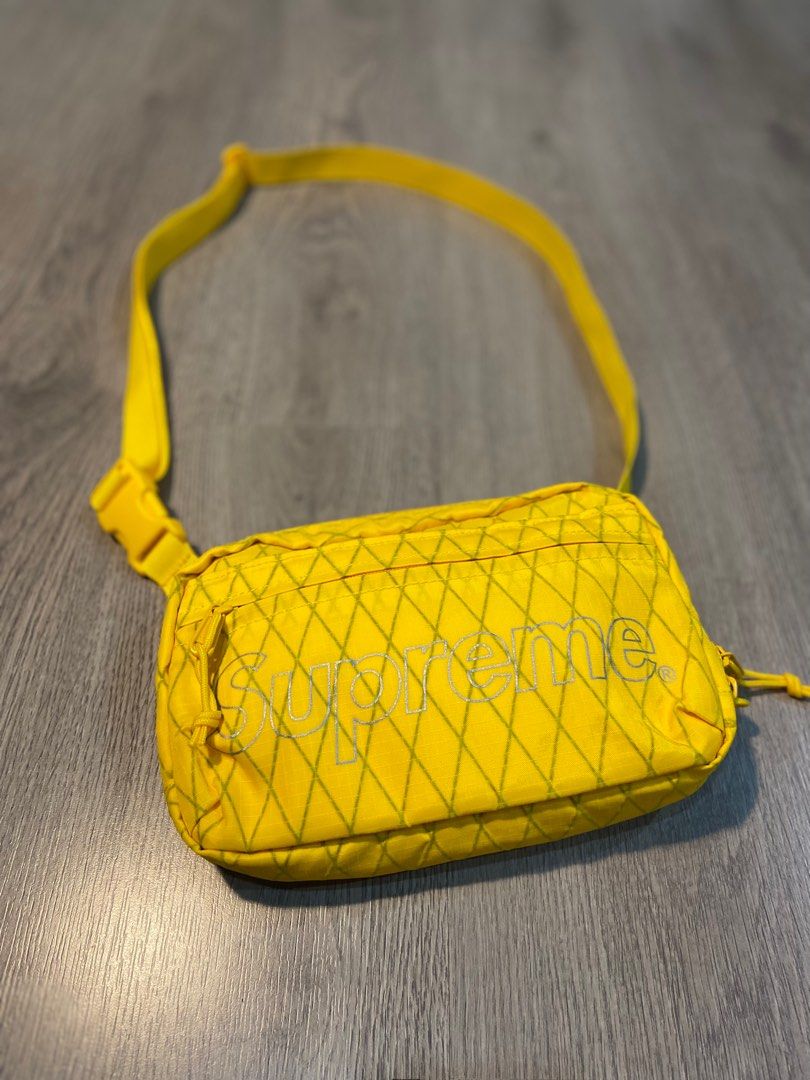 Yellow supreme shoulder bag outlet