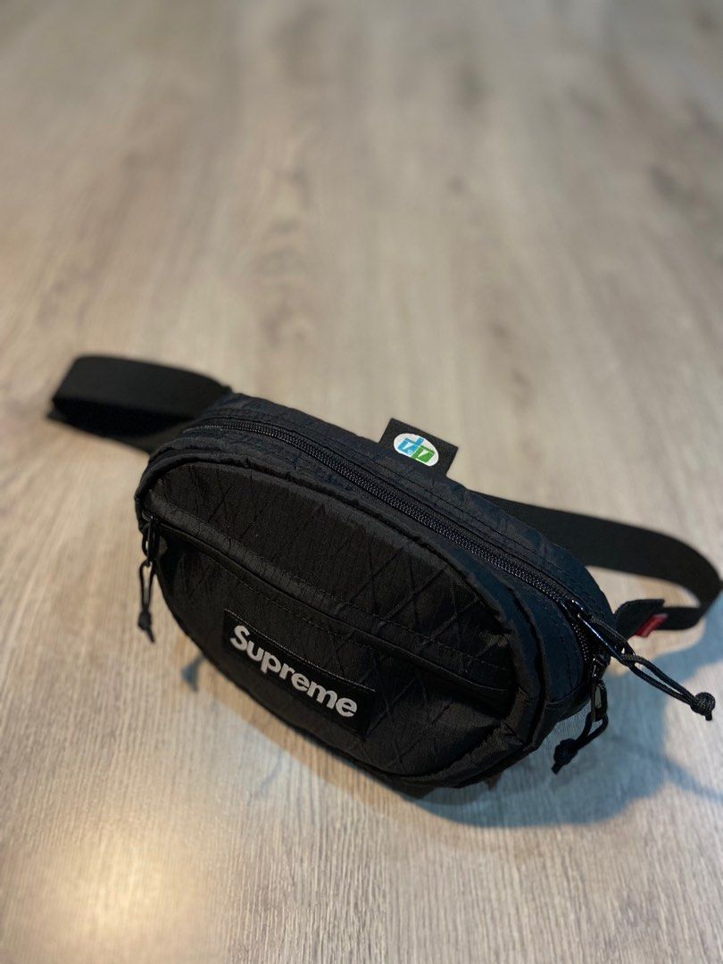 Supreme waist best sale bag black fw18