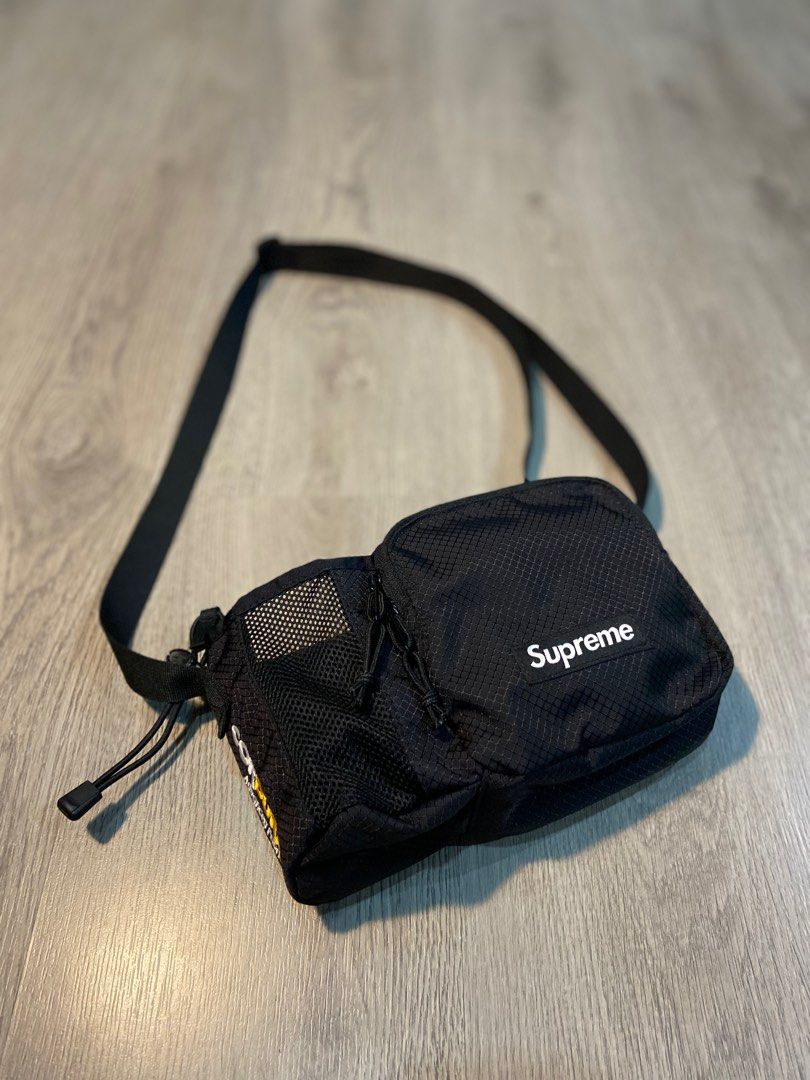 Black supreme side bag sales