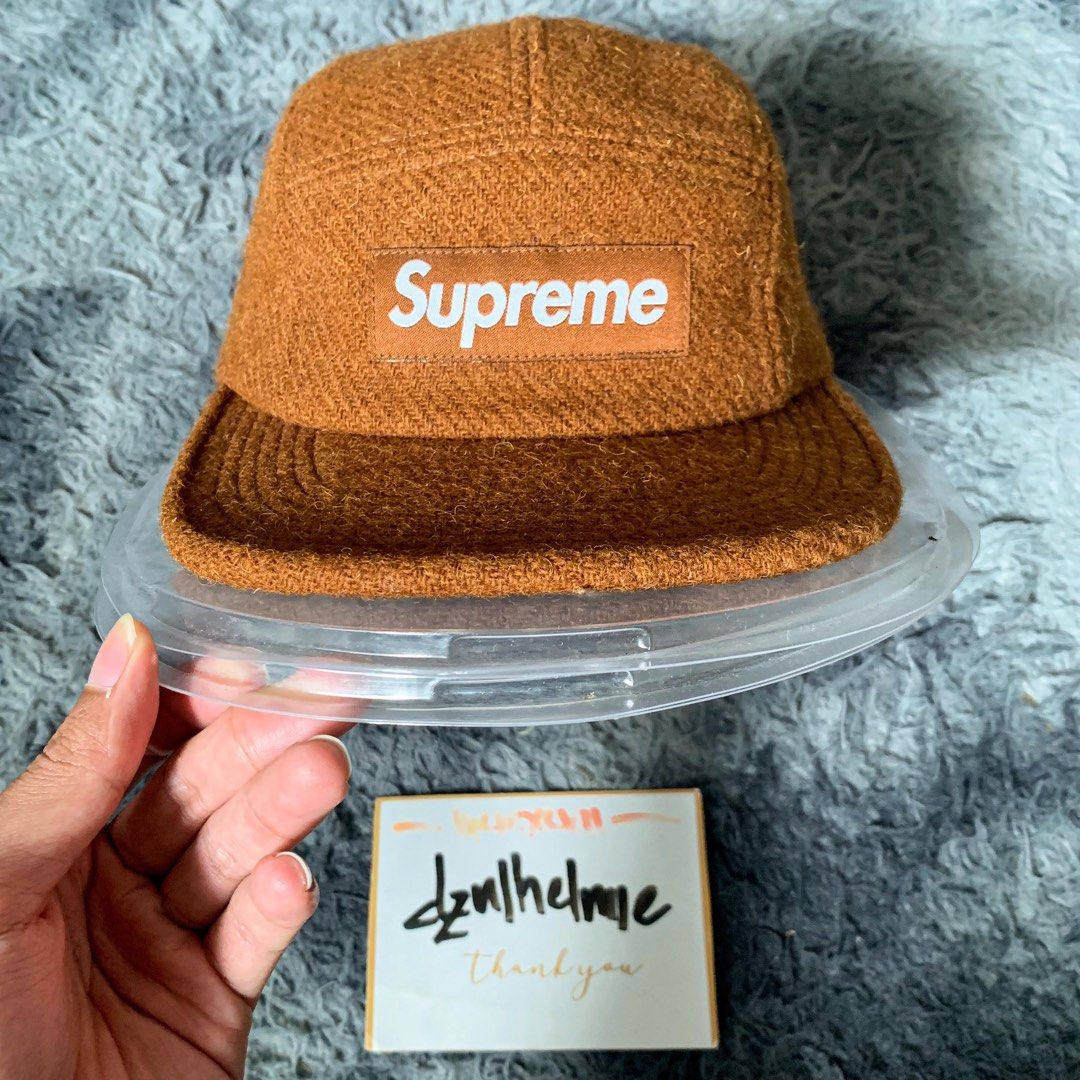 Supreme harris tweed camp cap outlet