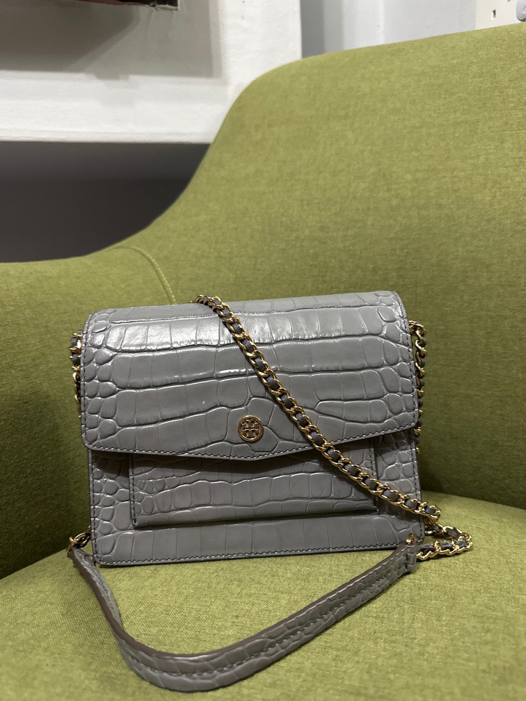 Robinson embossed sales shoulder bag