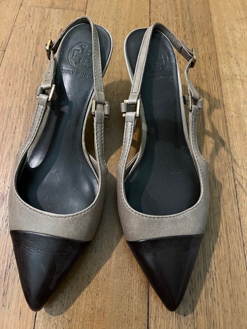 Tory burch slingback, Women's Fashion, Footwear, Heels on Carousell