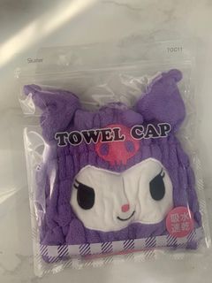 Towel HAIR CAP SANRIO KUROMI