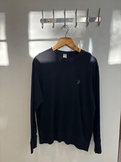 Uniqlo KAWS x Peanuts Black Long Sleeve Sweater Size XL