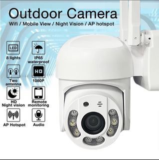 V380 Pro Outdoor Waterproof CCTV 1080P HD Night vision Wireless IP Camera Wifi Security Cam Alarm