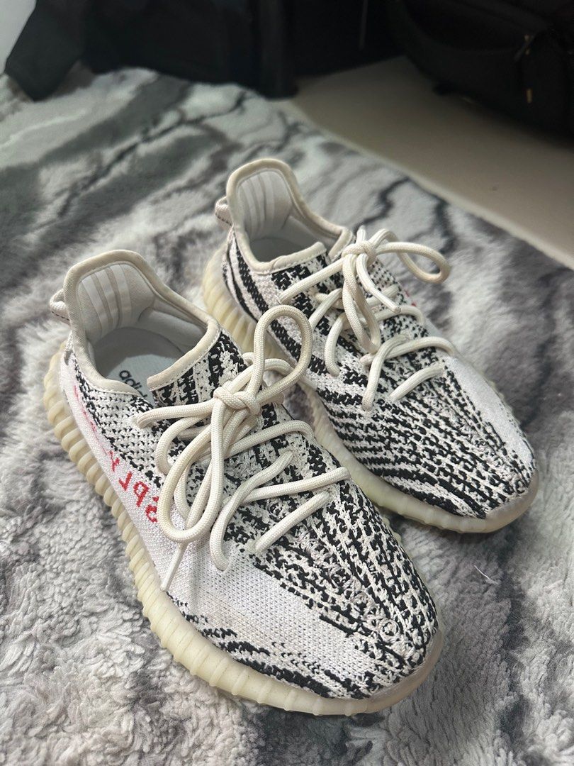 Yeezy zebra shop womens