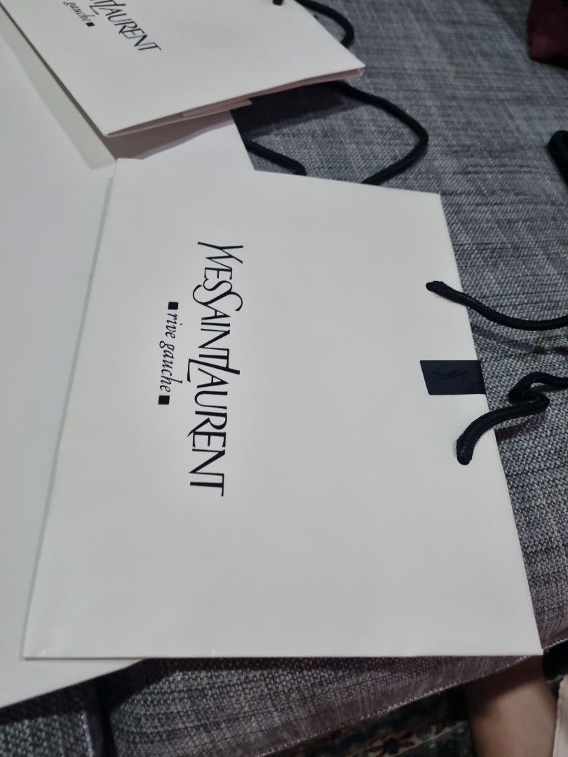 Yves Saint Laurent Paper Bag BUNDLE Luxury Bags Wallets on Carousell