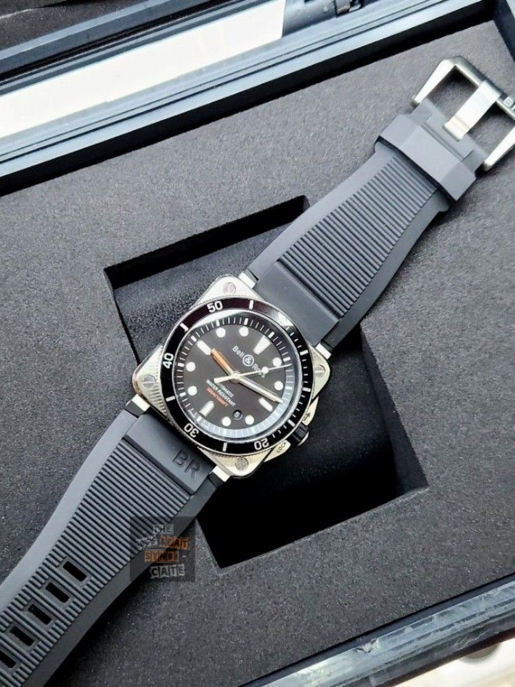 100 Original Bell Ross BR 03 92 Diver Automatic Men s Watch BR 0392 D BL ST SRB Ready stock Luxury Watches on Carousell