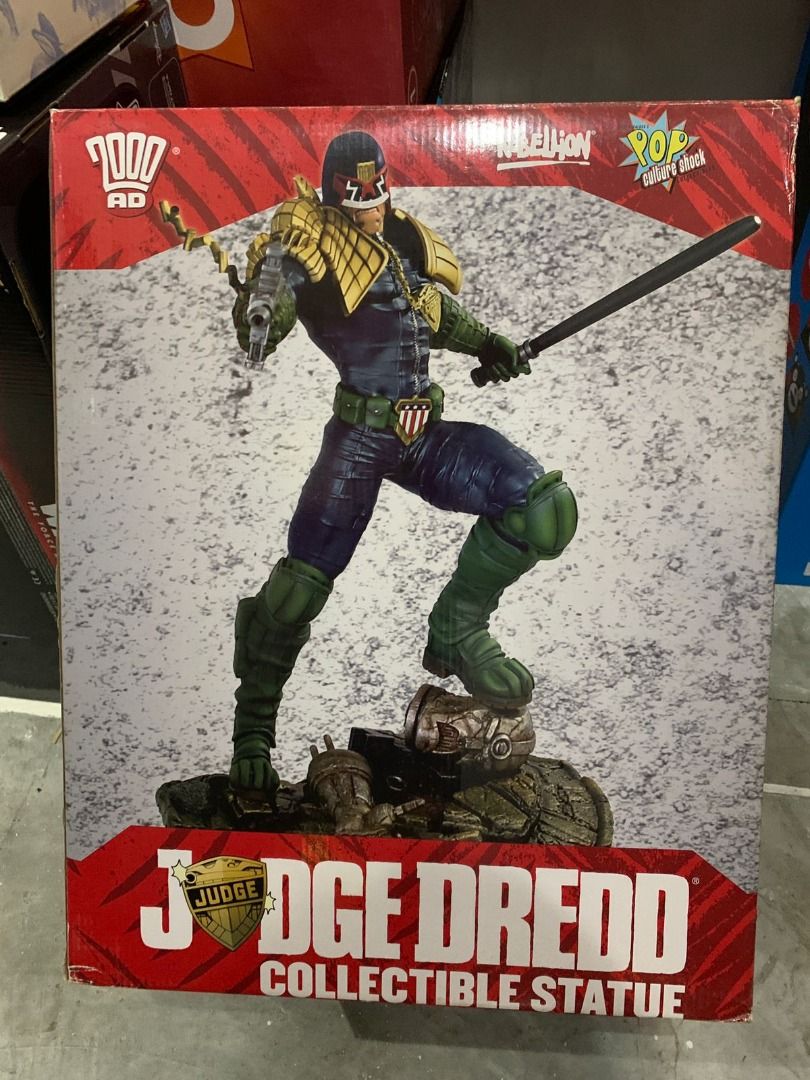 2000 AD Judge Dredd Pop Culture Shock Statue, Hobbies Toys, Toys
