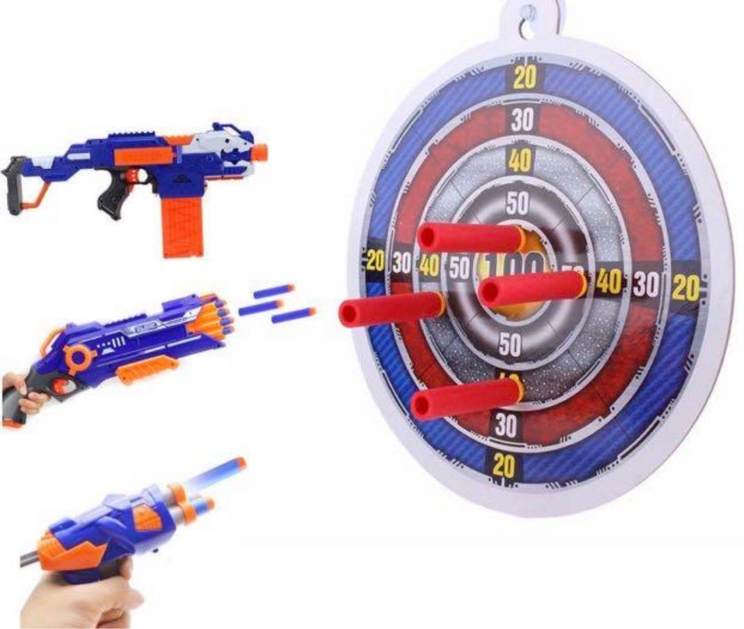2 x Nerf Shoot Board Target Hobbies Toys Toys Games on Carousell