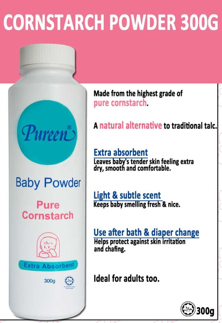 Pureen sale cornstarch powder