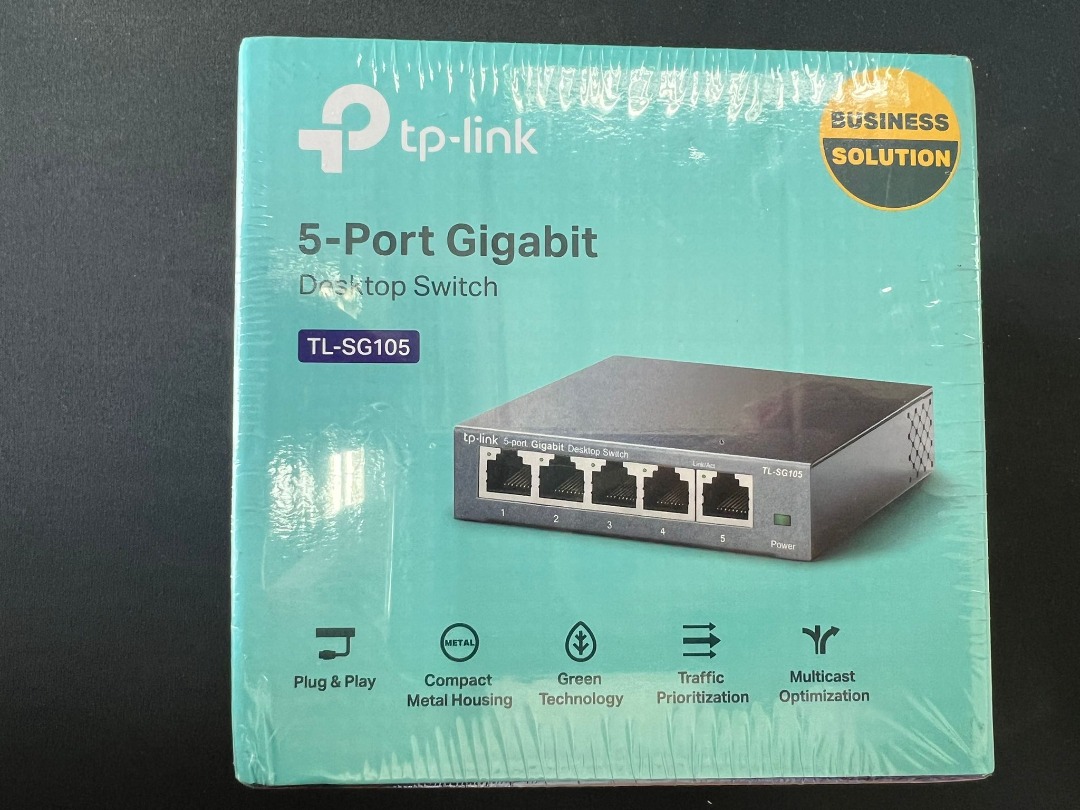 5-Port Switch, 電腦＆科技, 電腦周邊及配件, Wifi及上網相關產品 - Carousell