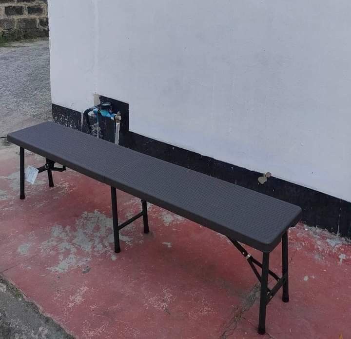 6ft Folding Bench (Category: Chairs) located in Manila. Submitted by redonlineshop (Listing ID 1286957033, Image 2). Description: 6ft Folding Bench (Concept Living Brand) ₱1800 ON HAND BRAND NEW Mode of Payment: Gcash,COD Same day delivery + Delivery Fee.