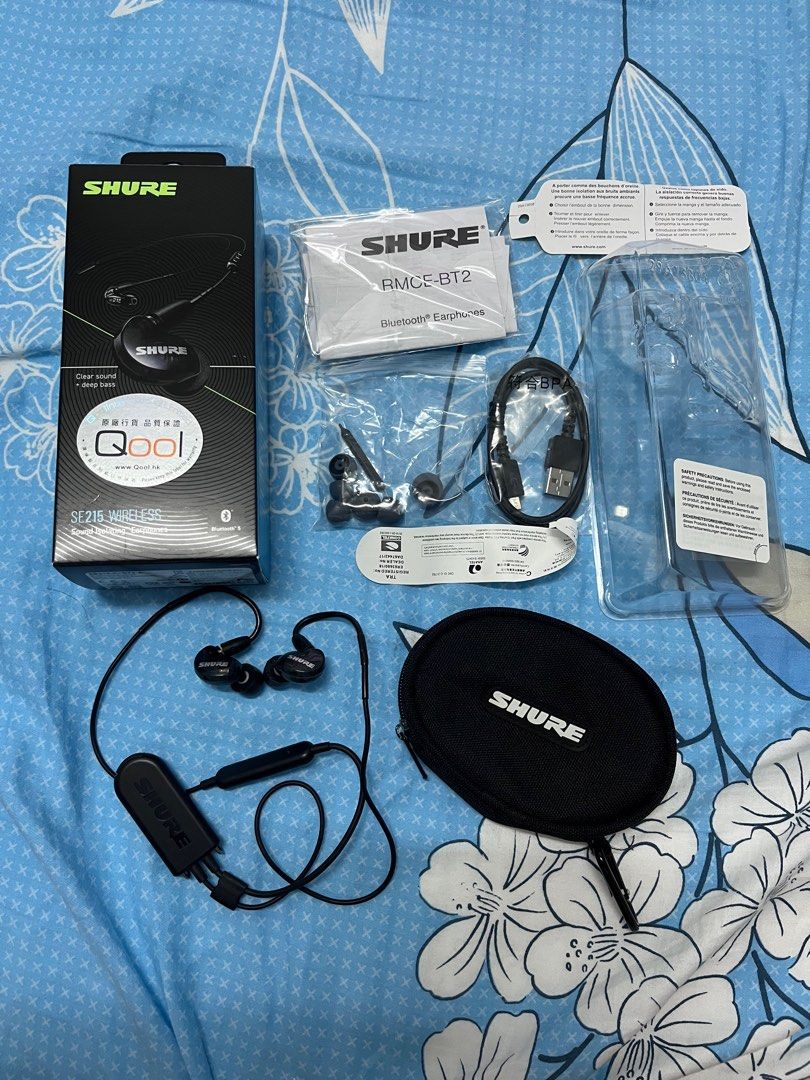 Shure se215 wireless earphone with bt2 outlet