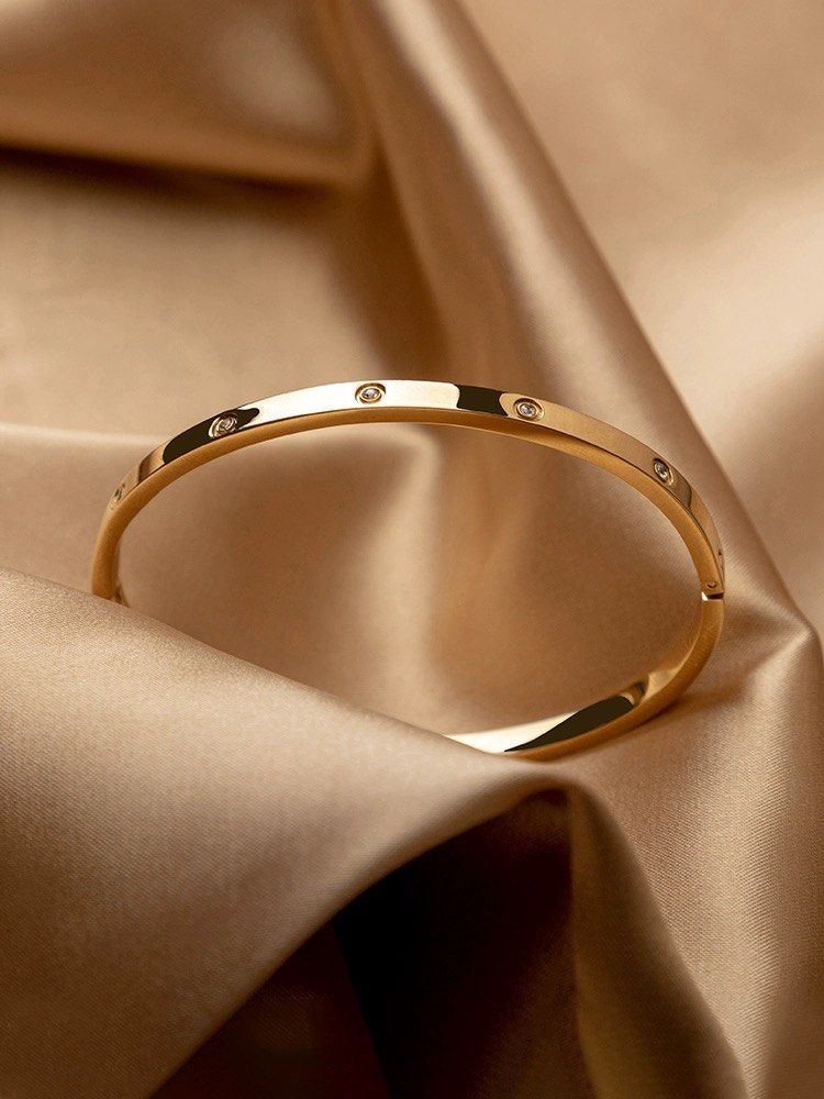 Gold plated discount love bracelet