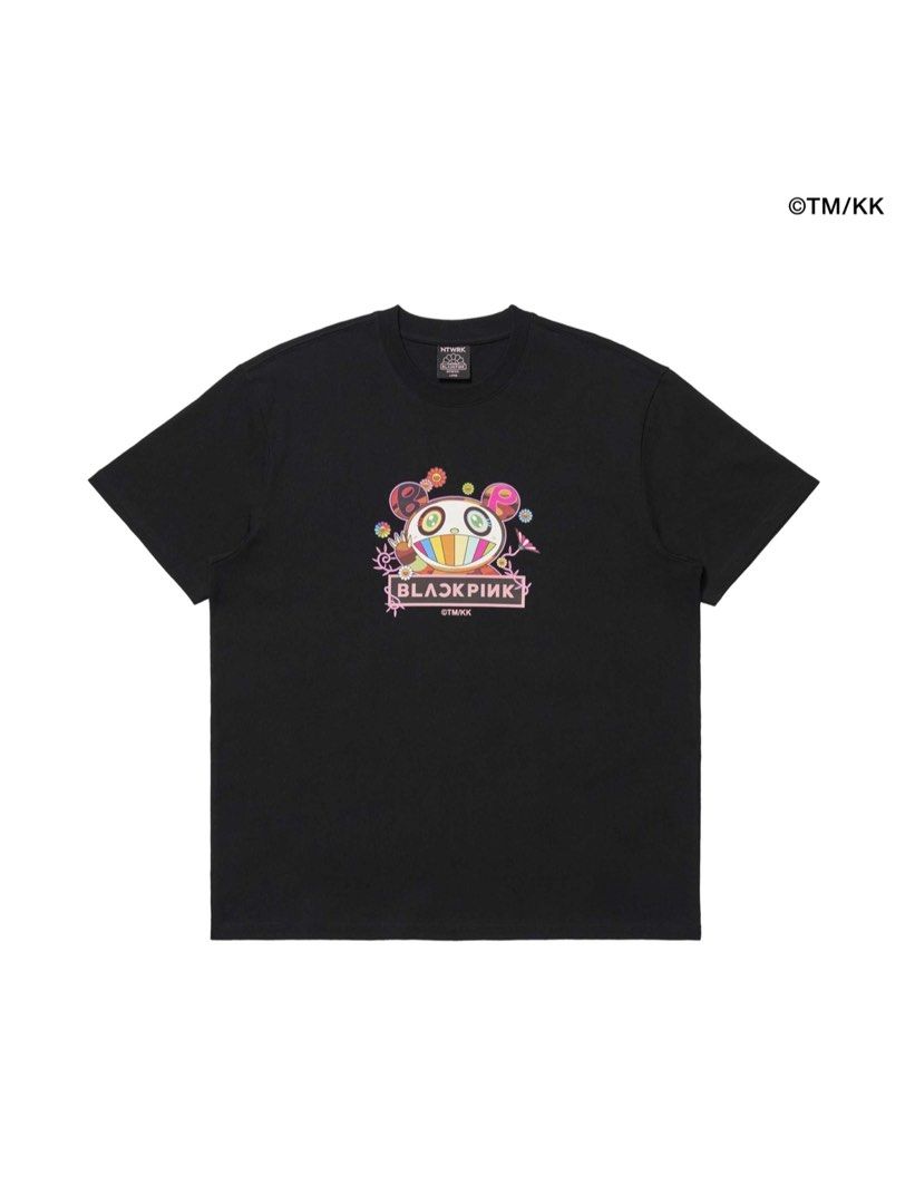 村上隆　black pink tee XL