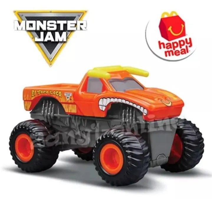 Monster jam mcdonalds toys 2019 hot sale