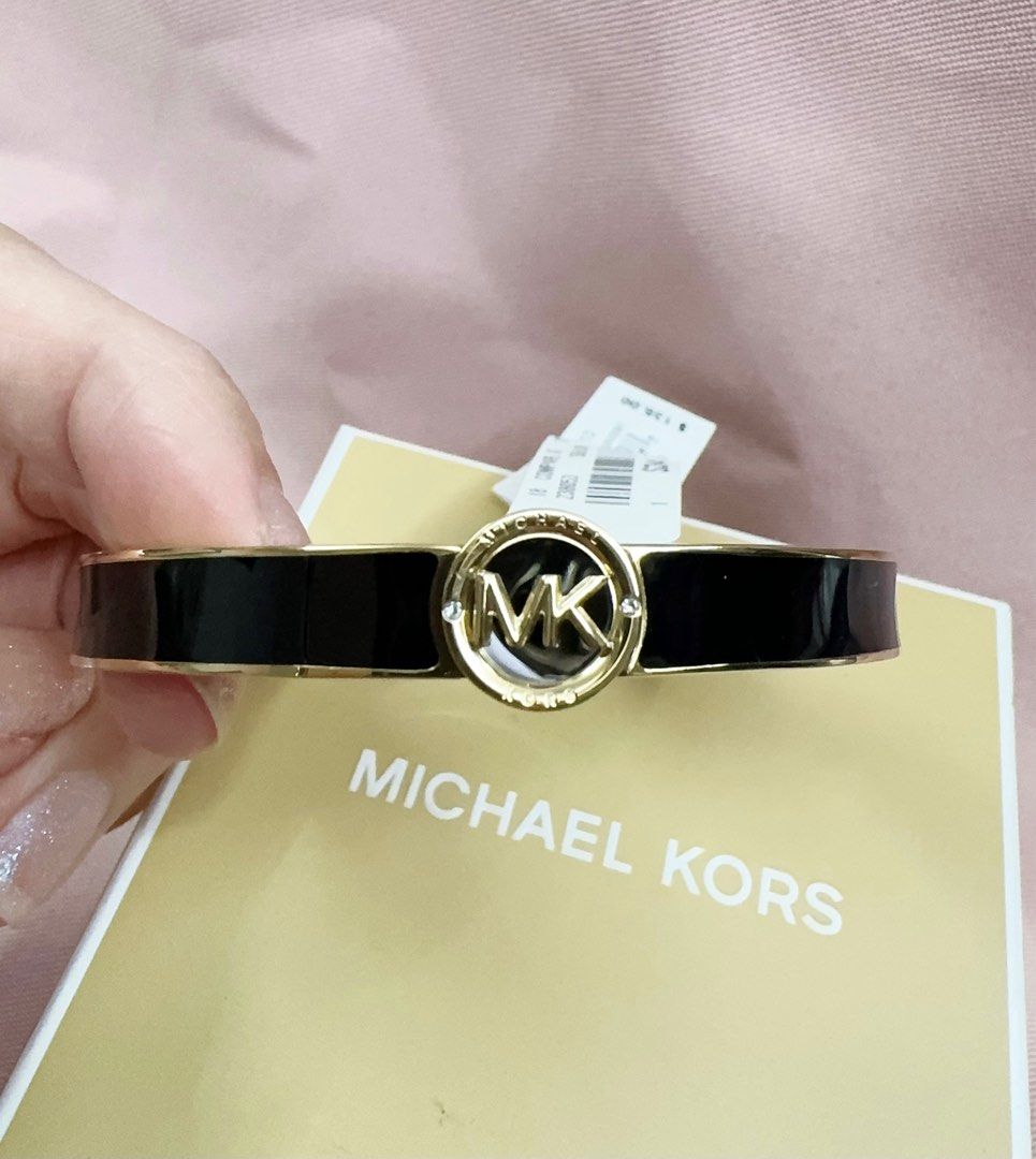 Michael Kors MK Gold Tone Stainless Steel Bangle Bracelet Carousell