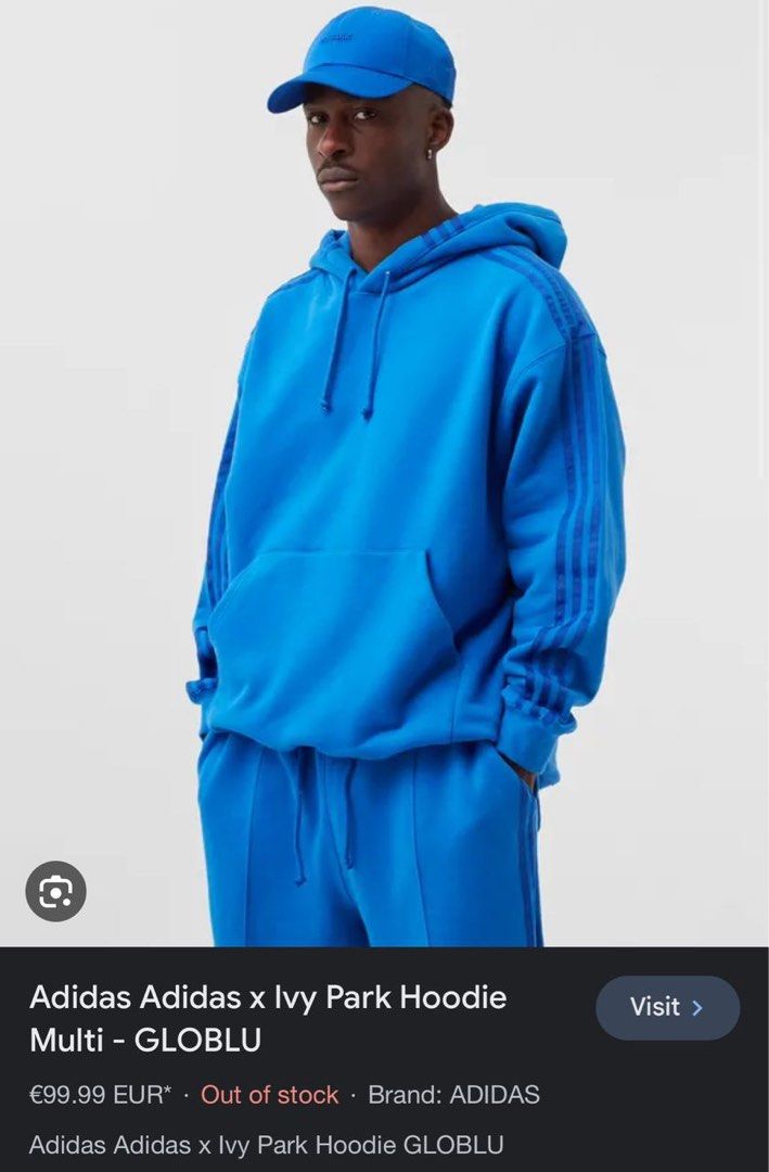 Adidas x ivy park hoodie oversized Men s Fashion Tops Sets Hoodies on Carousell