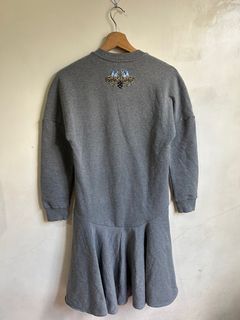alexander mcqueen made in italy grey dress