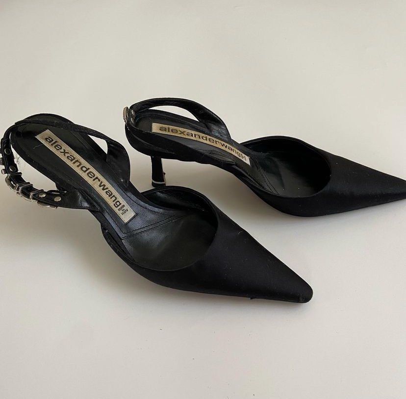 Alexander wang kitten heel store