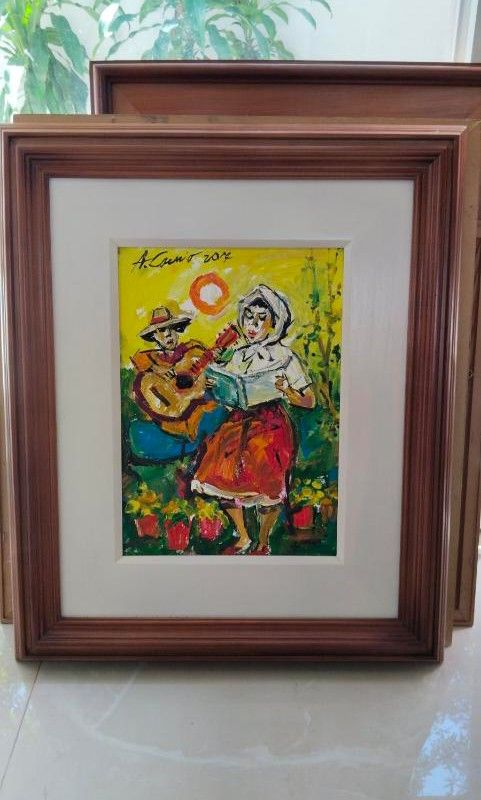 Angel Cacnio artwork (Category: Art & Prints) located in Manila. Submitted by megaworld_art (Listing ID 1287079208, Image 1). Description: with certificate of authenticity 12x16in. oil on canvas free delivery metro manila. cash on delivery metro manila ❗.