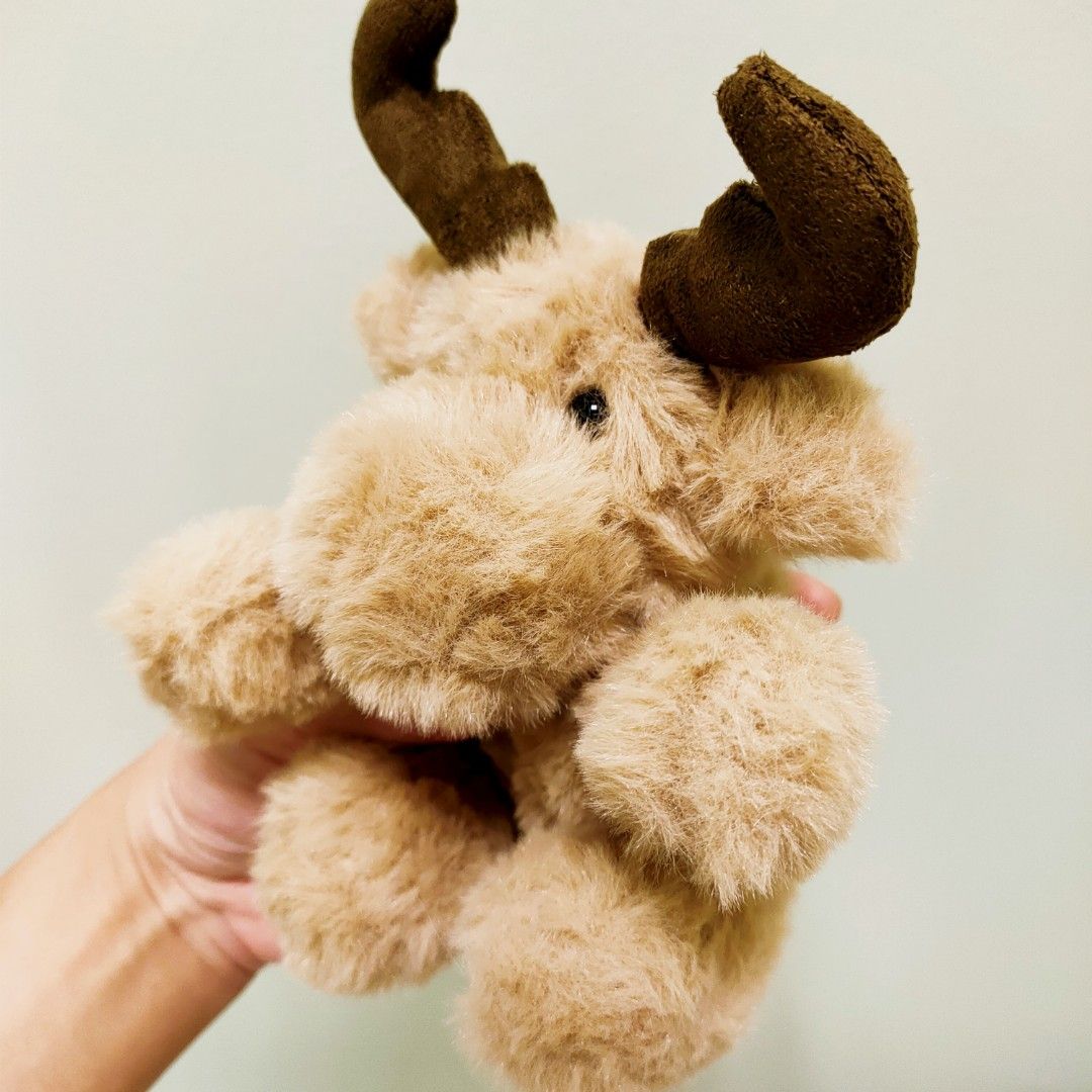 Apricot Lamb Brown Reindeer Keychain
