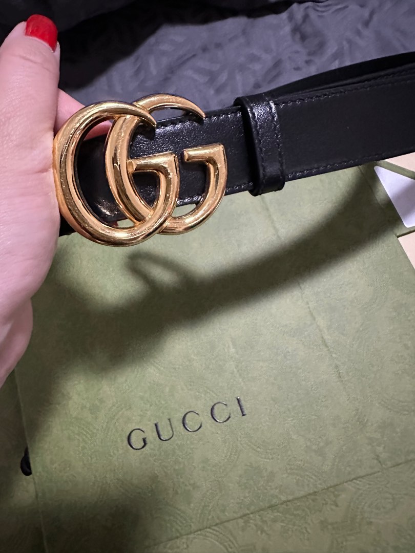 Authentic women's gucci belt top