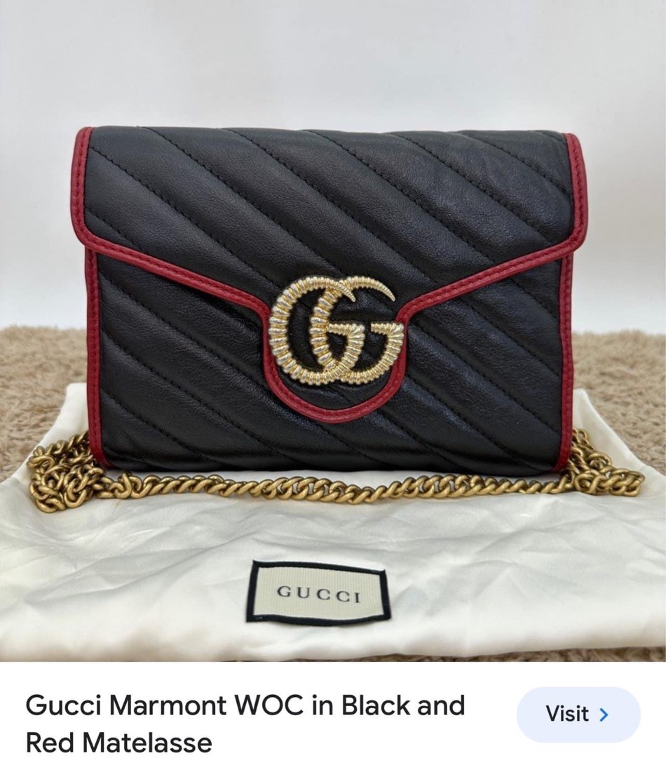 Authentic Gucci Marmont WOC Luxury Bags Wallets on Carousell