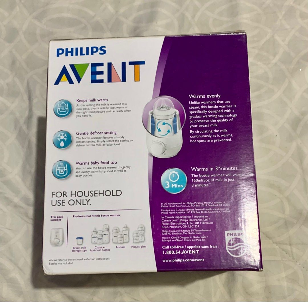 Avent bottle warmer instructions discount