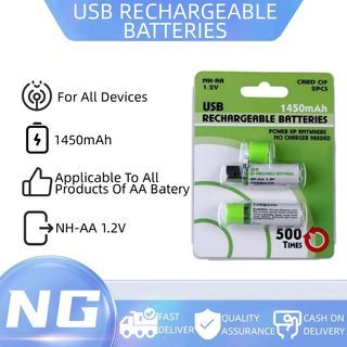 Battery AA USB rechargeable