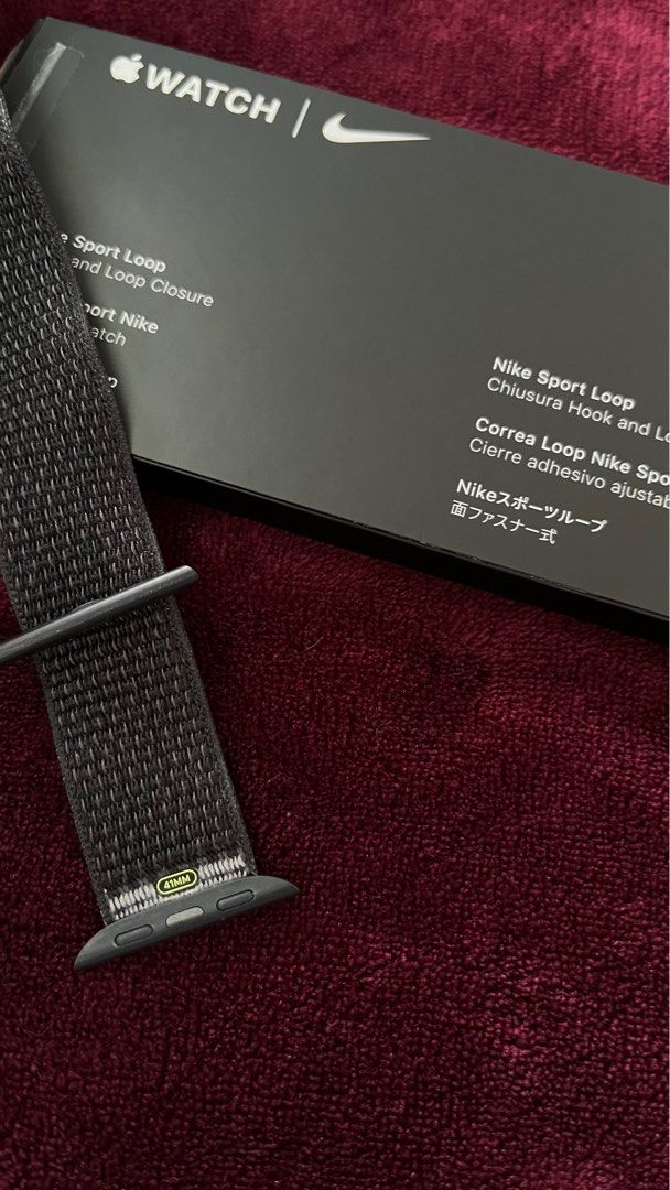 Black Nike Sport Loop Mobile Phones Gadgets Wearables Smart