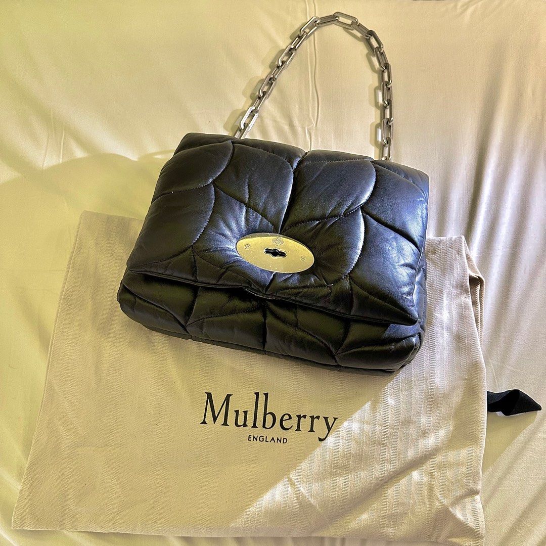 Womens Mulberry black Little Softie Pillow Shoulder Bag