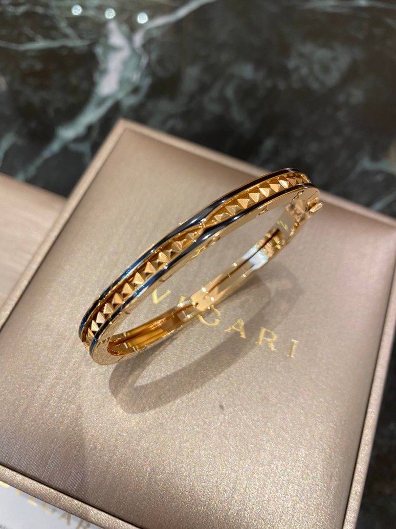 BRAND NEW 2022 BVLGARI B.ZERO1 ROCK BRACELET 18K 750 ROSE GOLD