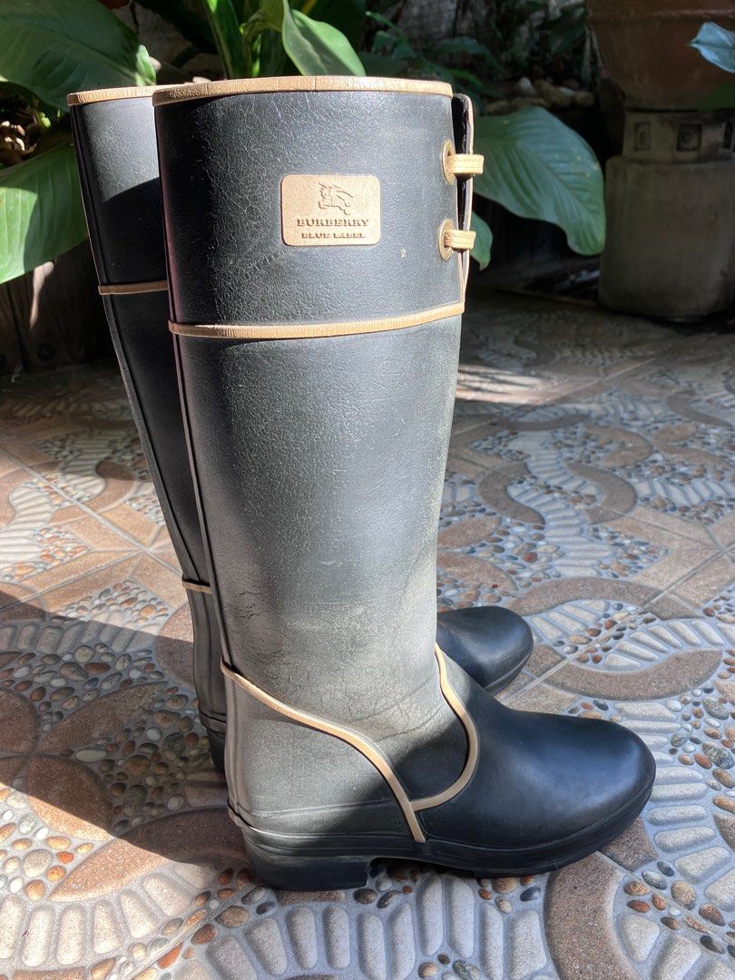 Burberry Blue Label Rubber rain boots, Women
